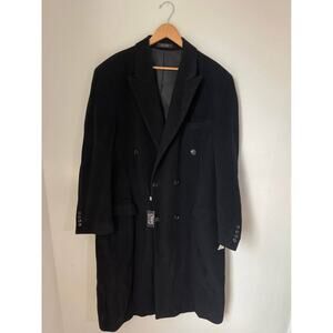 Men’s Vintage Ralph Lauren Chaps Black Peacoat Size 46L